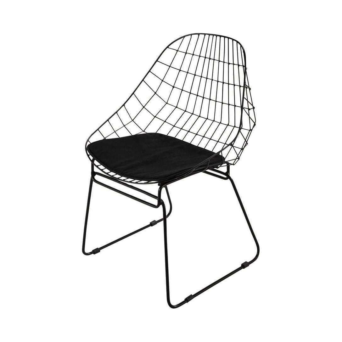 ORSAY - Metal chair in black – image 1