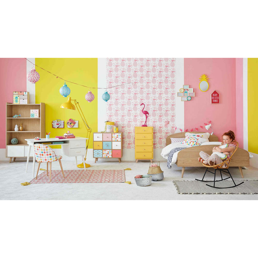 MAURICETTE - Polka Dot Patterned Vintage Chair and Solid Birch – image 3