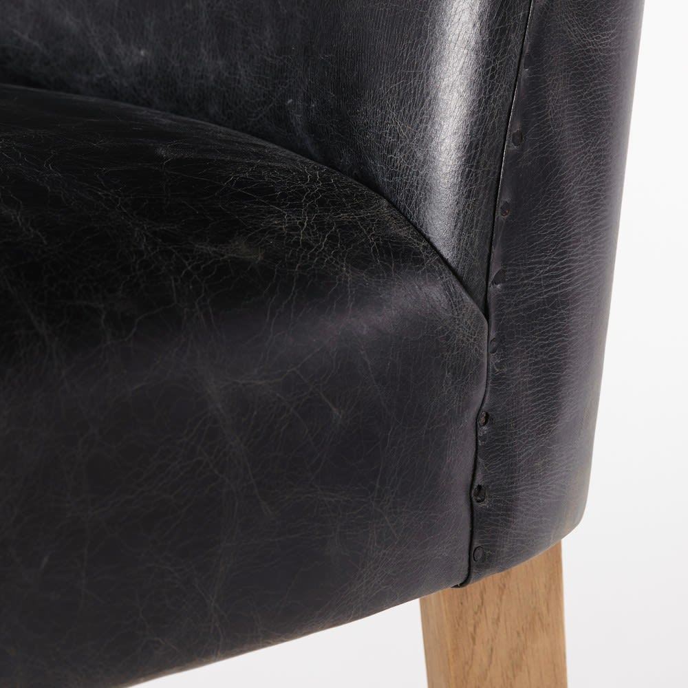 DIANE - Black Leather Chair – image 4