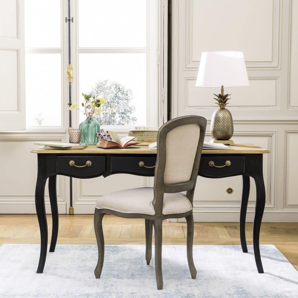 VERSAILLES - Beige Linen Chair – image 6