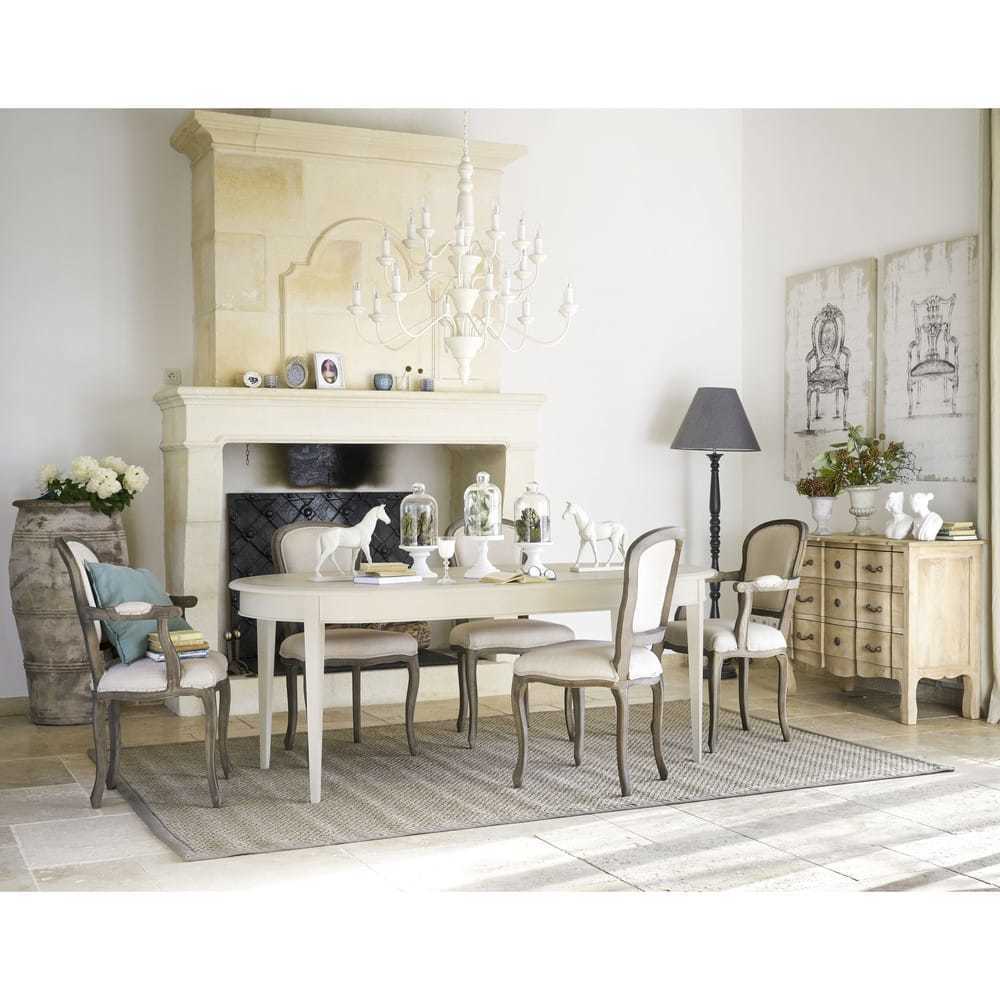 VERSAILLES - Beige Linen Chair – image 7