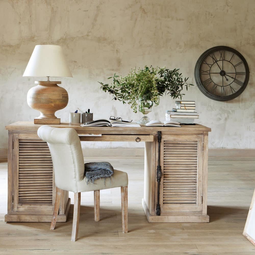 BOUDOIR - Linen button chair in ecru – image 2