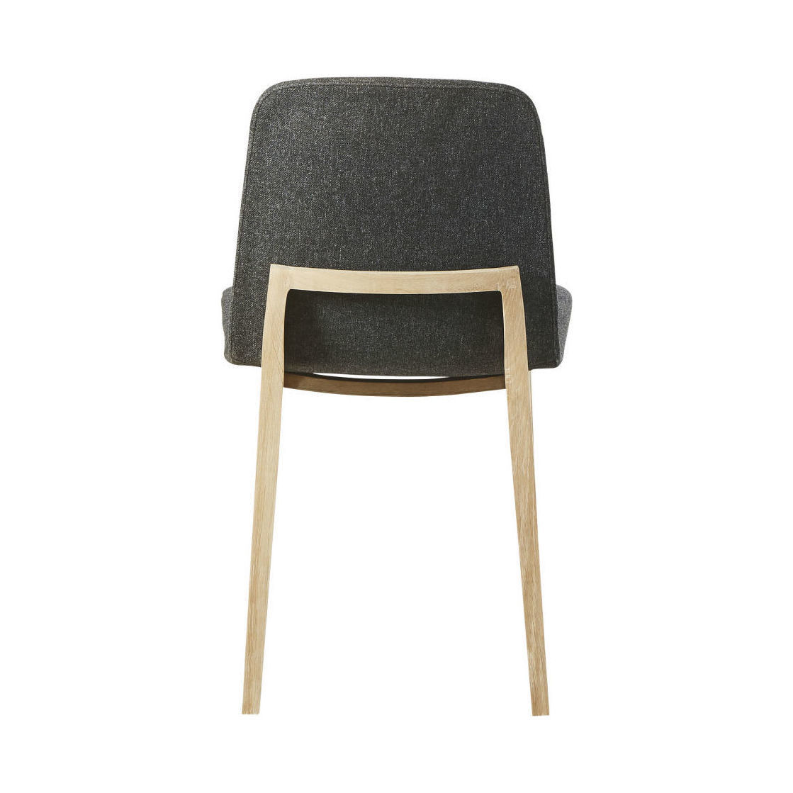 KIM - Grey Chair with Oak Legs – image 3