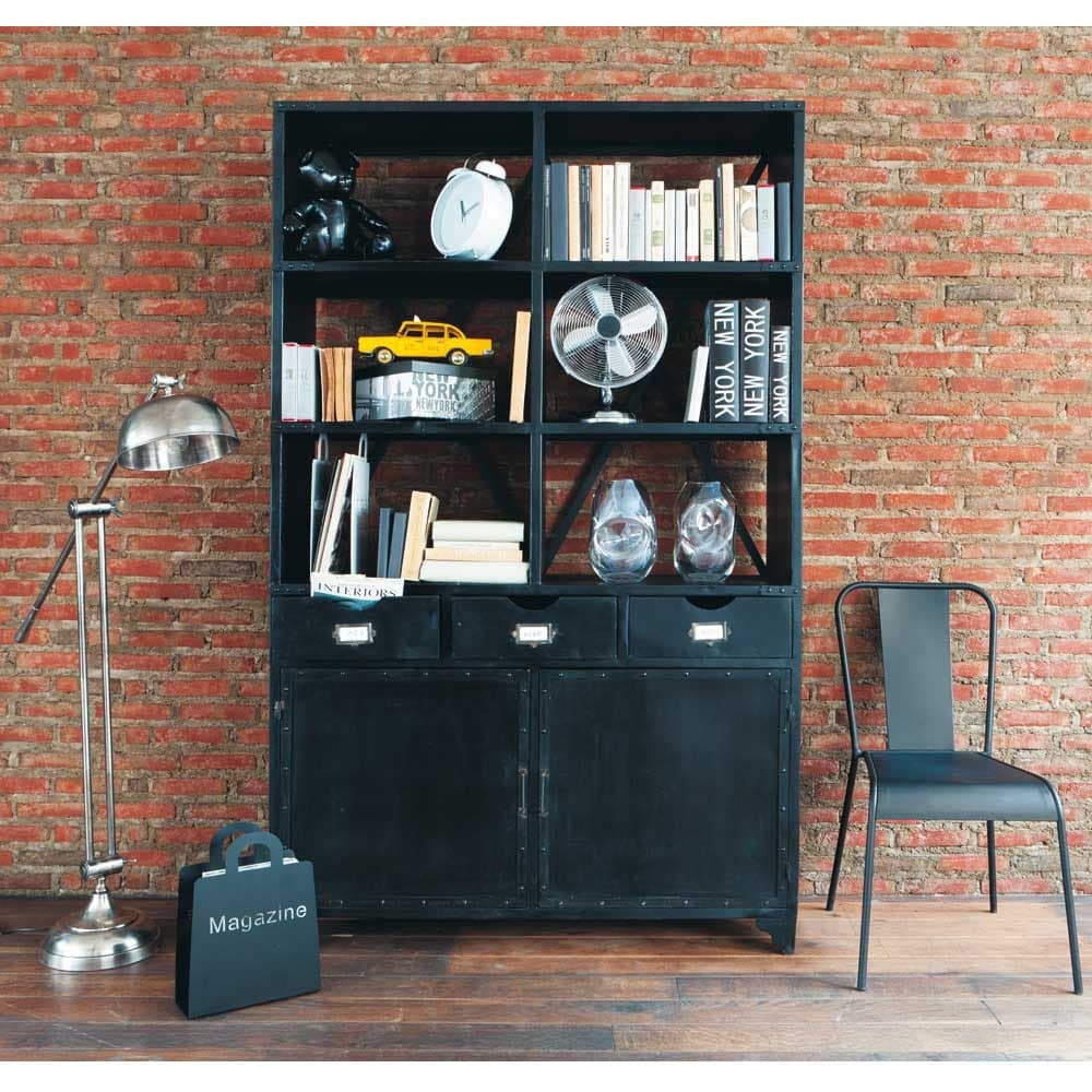 FACTORY - Metal industrial chair in black – image 2