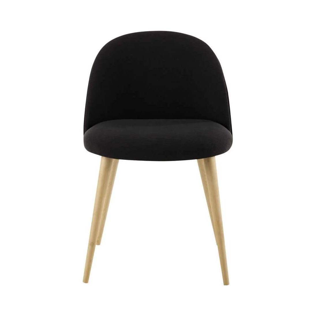 MAURICETTE - Anthracite Grey Vintage Chair with Solid Birch – image 2