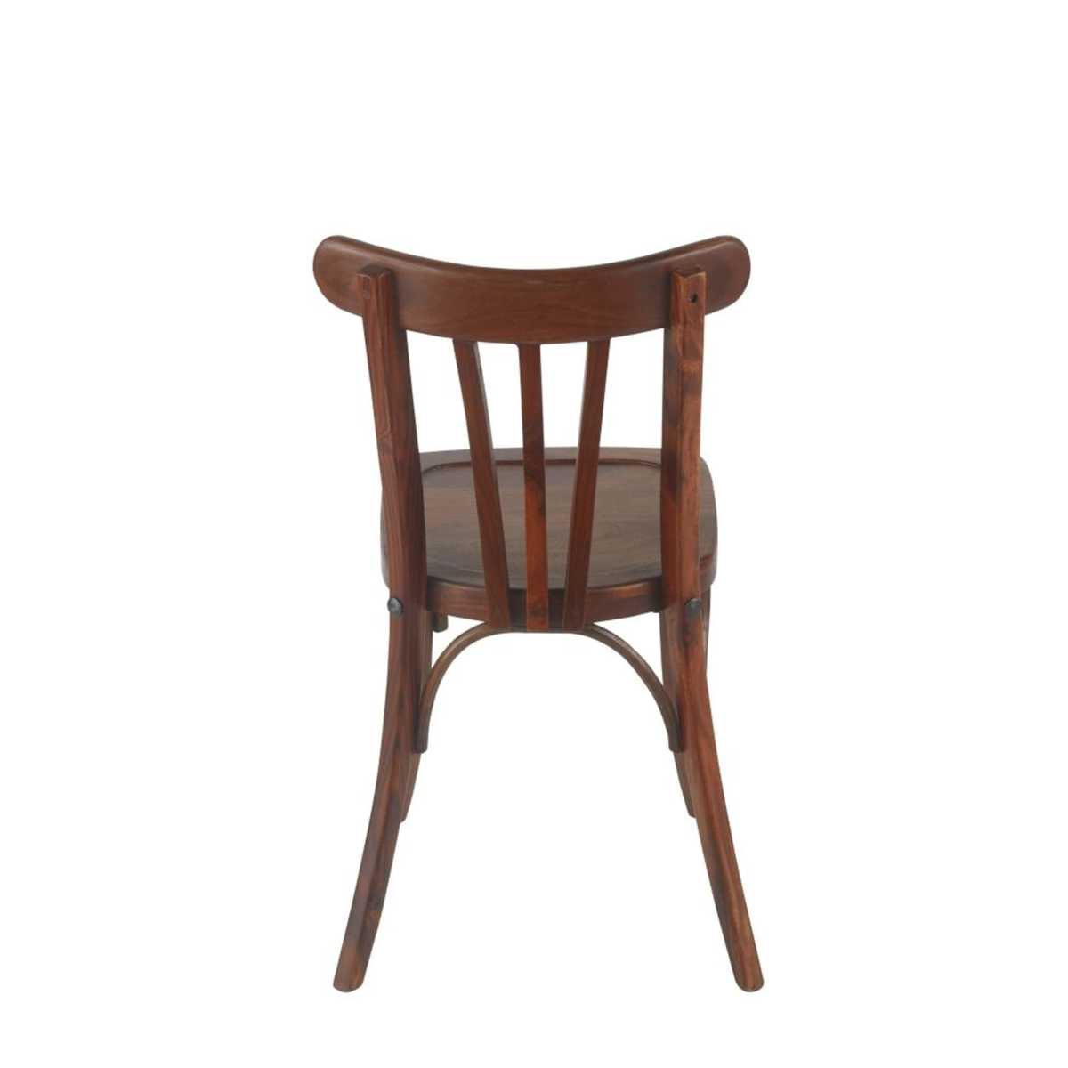 Professional solid sheesham wood chairs (x2) Brasserie Business – image 3