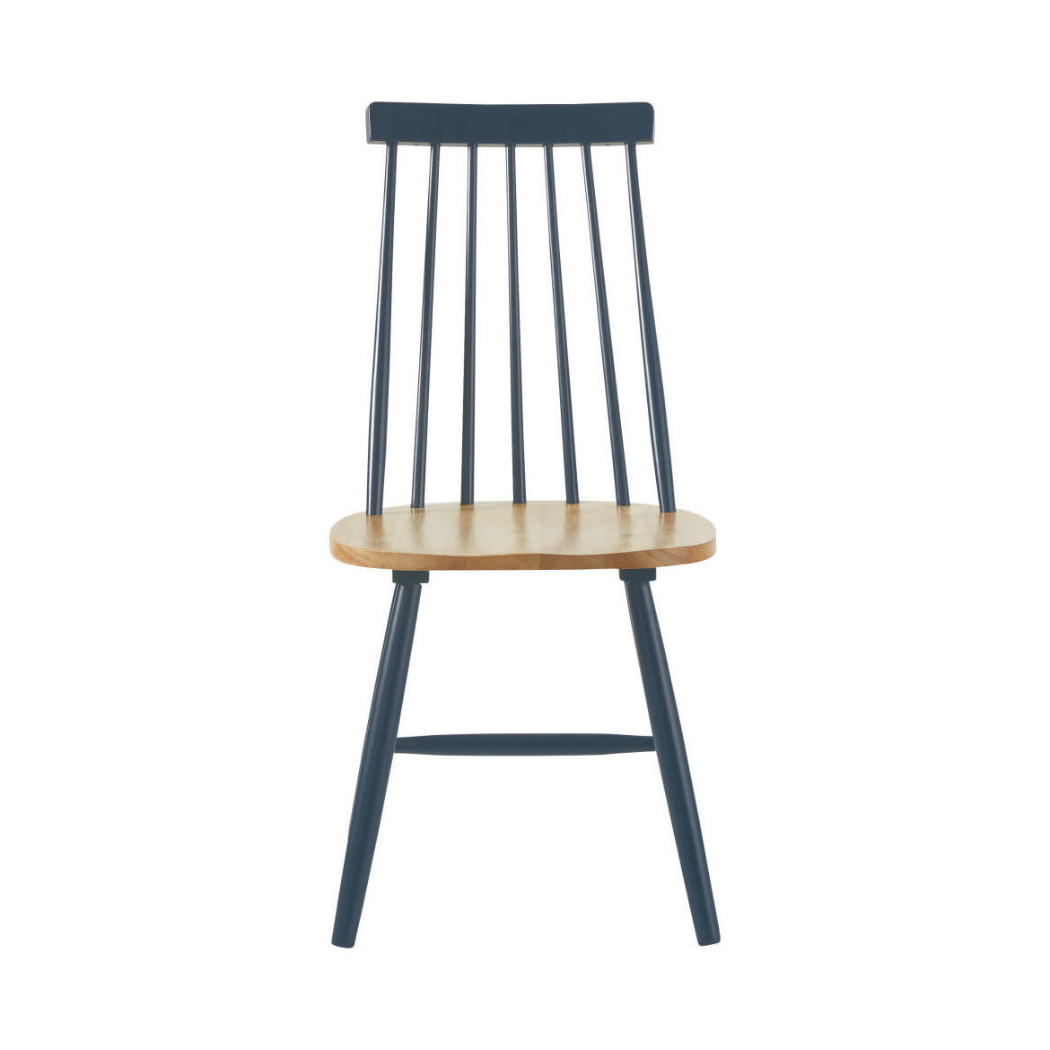 GALA - Dark Blue Rubberwood Chair – image 2