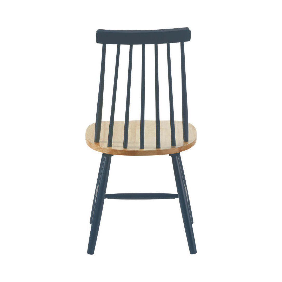GALA - Dark Blue Rubberwood Chair – image 3