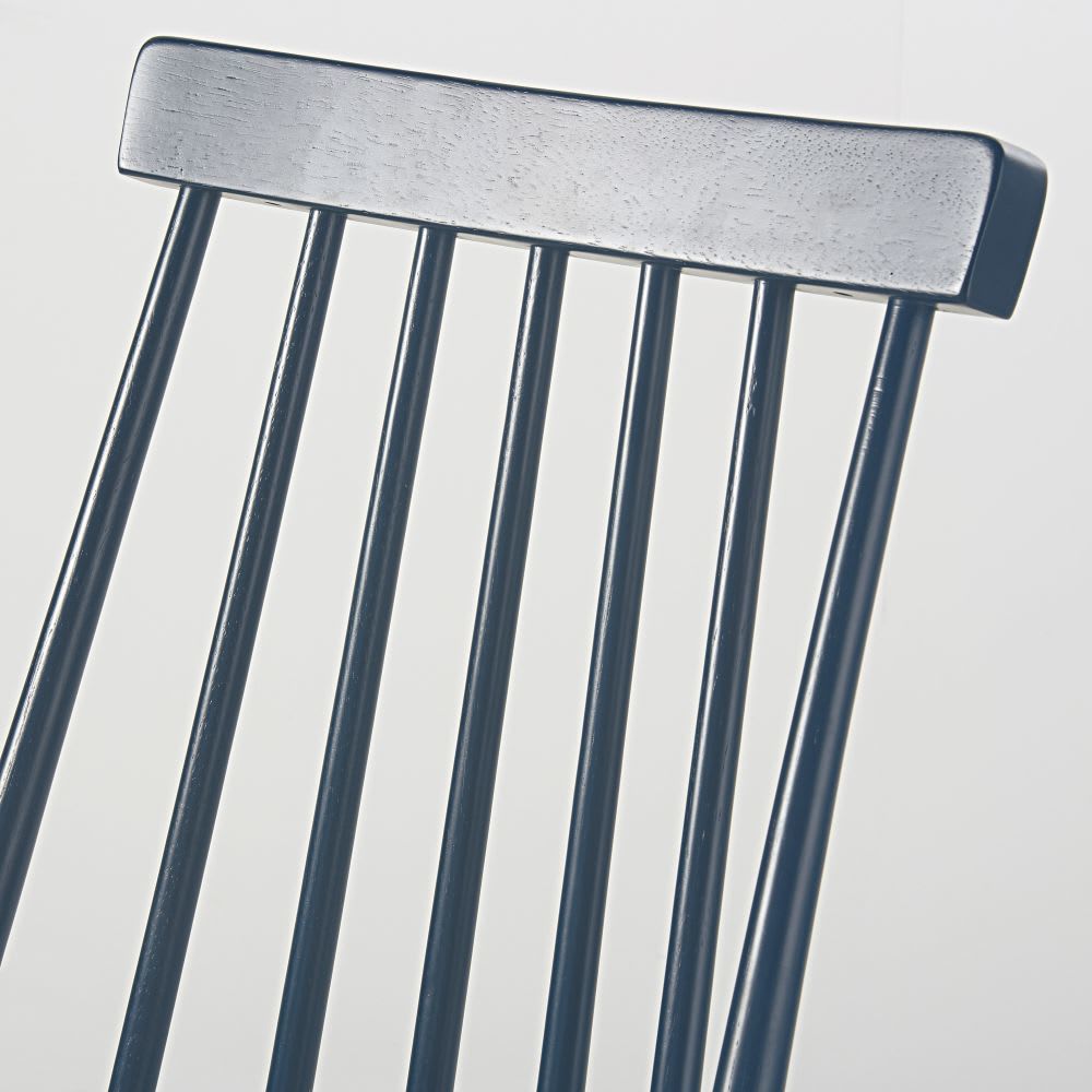 GALA - Dark Blue Rubberwood Chair – image 5