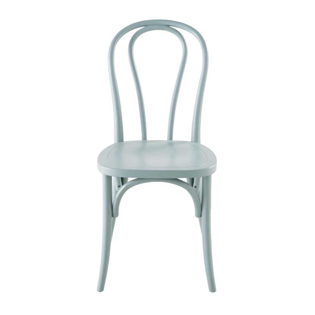 Celadon Blue Beech Chair Troquet – image 2