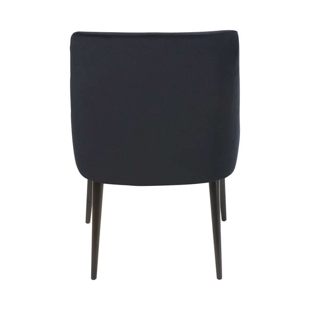 OTTO - Black Velvet and Birch Chair – image 3