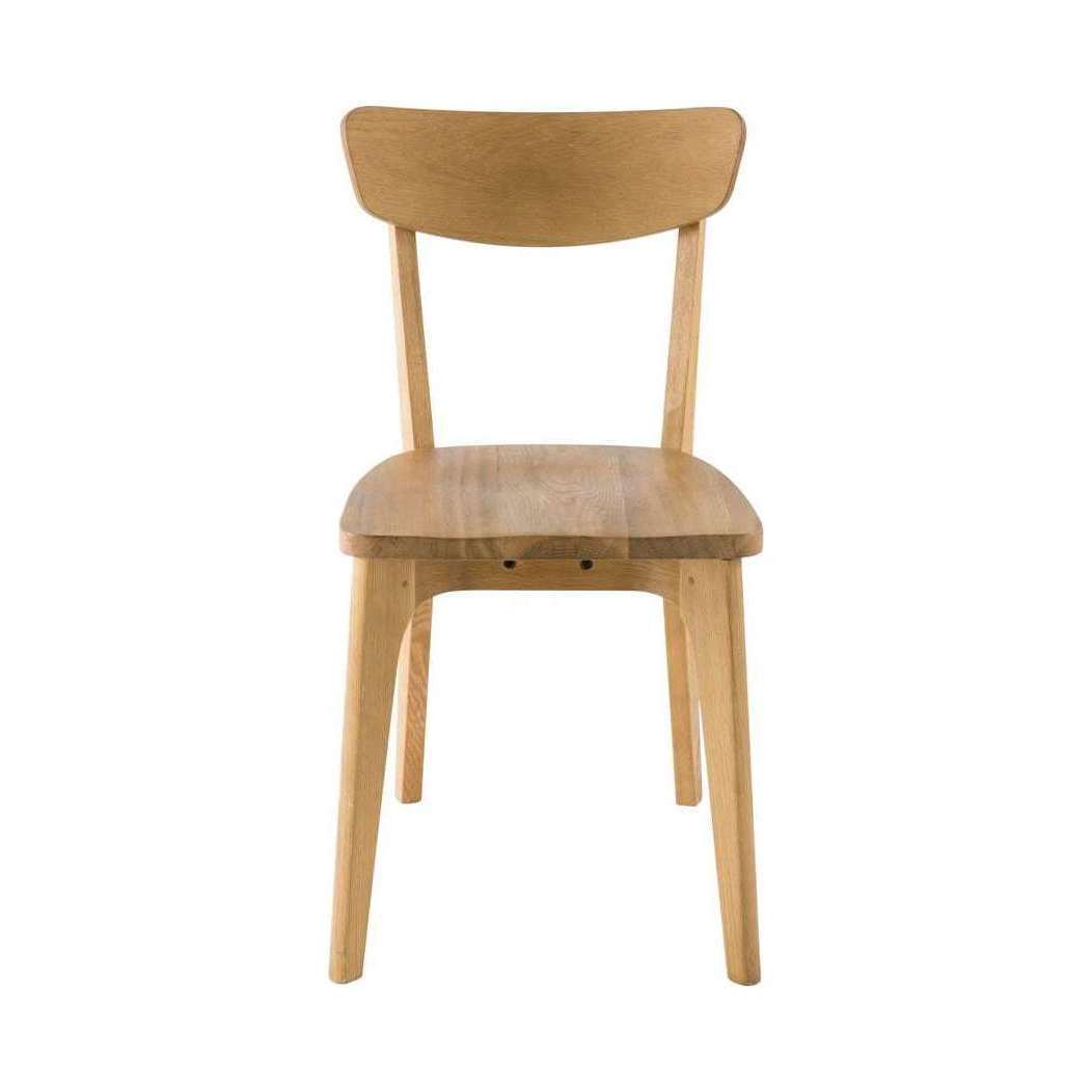 VIRGIL - Vintage Solid Oak Chair – image 2