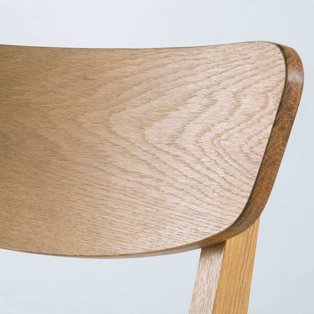 VIRGIL - Vintage Solid Oak Chair – image 4