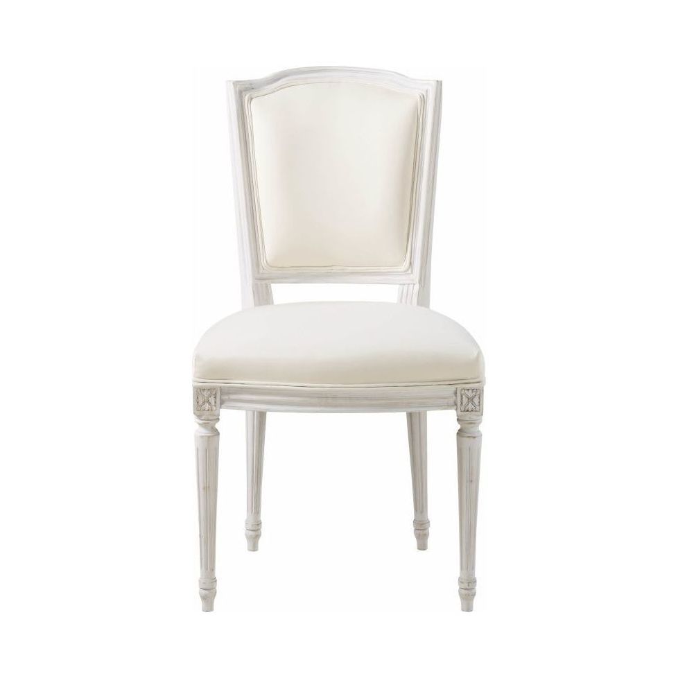 ISADORA - Ivory Cotton and Solid Oak Chair – image 3