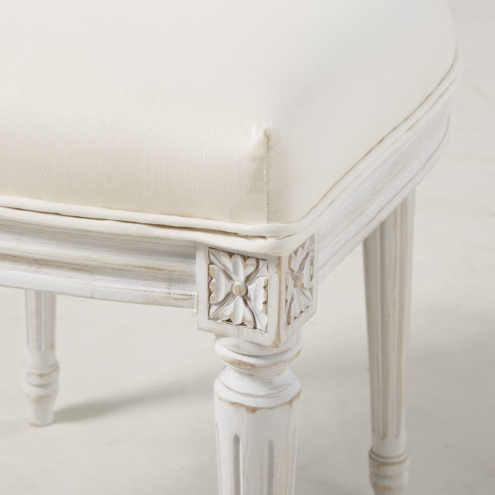 ISADORA - Ivory Cotton and Solid Oak Chair – image 5