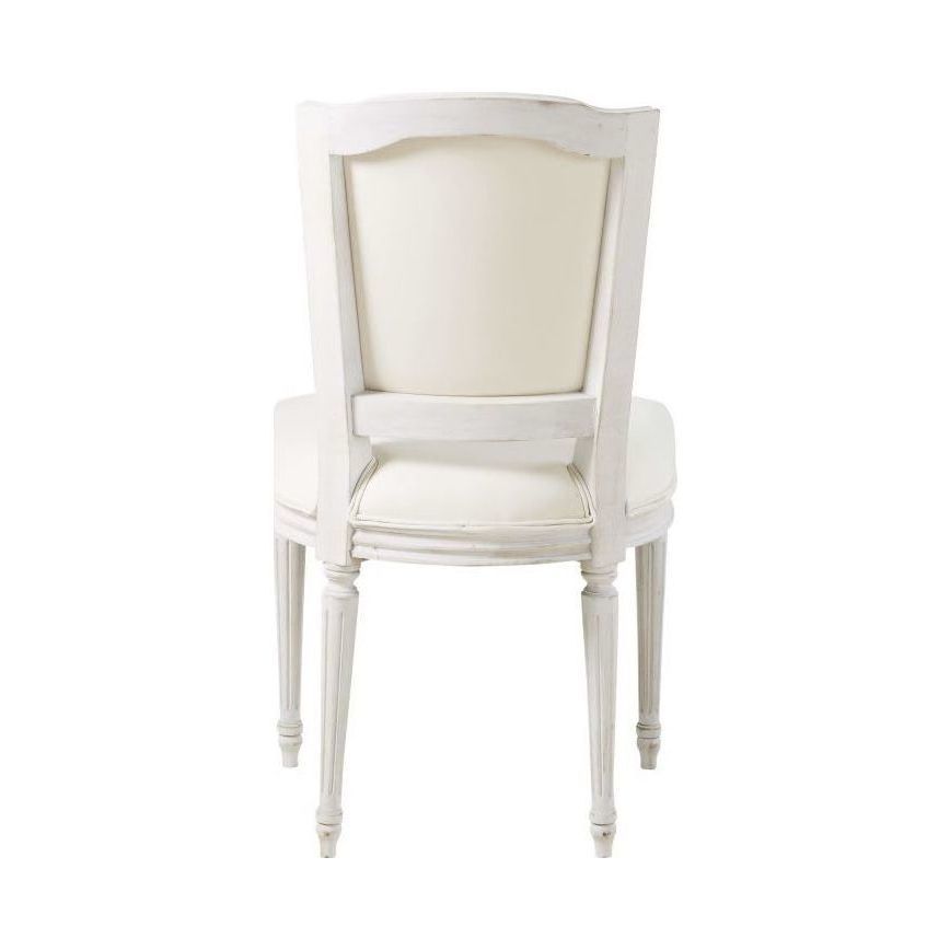 ISADORA - Ivory Cotton and Solid Oak Chair – image 2