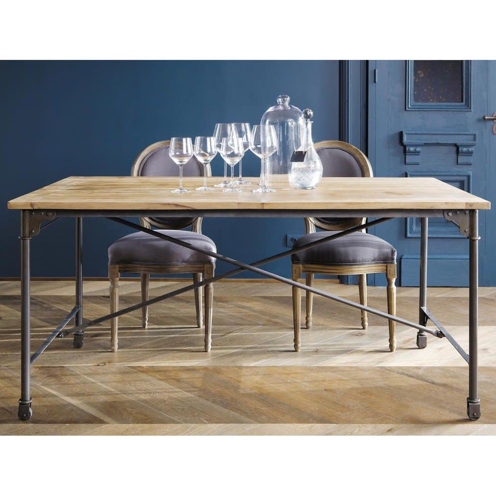 LOUIS - Velvet and Solid Oak Medallion Chair in Taupe – image 2
