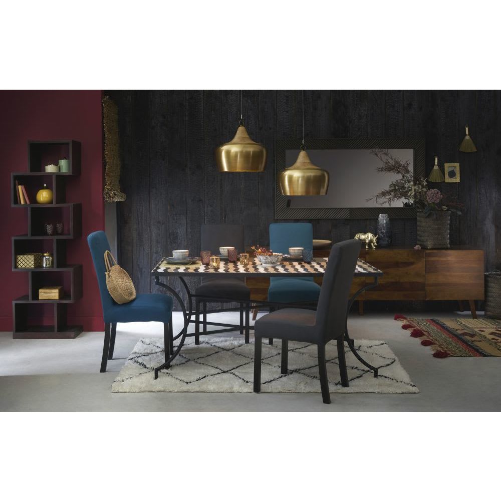 MARGAUX - 2 Wood-Coloured Stained Pine Chairs for Covering – image 7