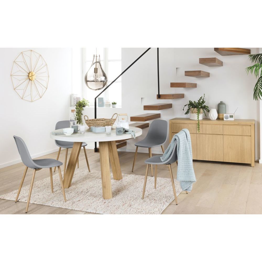FIBULE - Contemporary Grey Chair – image 3
