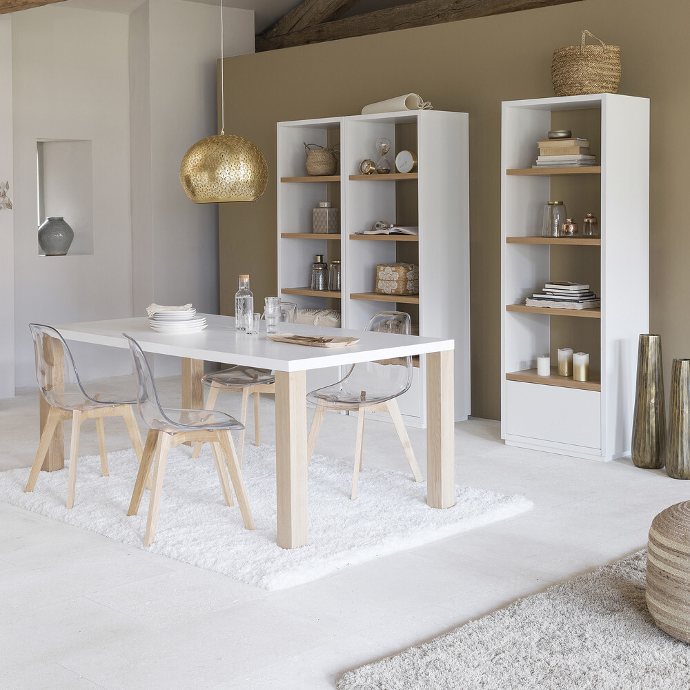 See-Through Scandinavian Chair with Oak – image 6