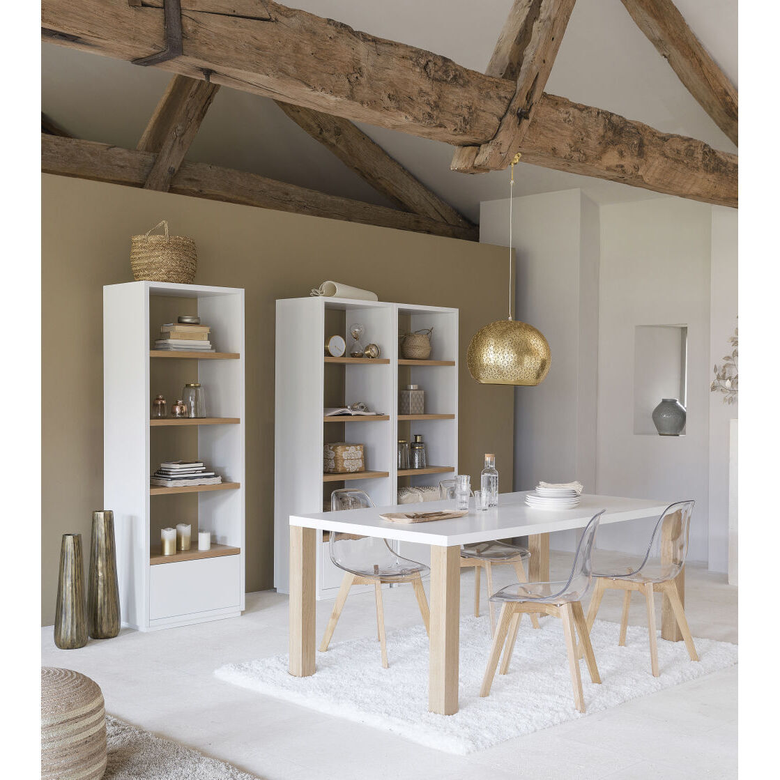 See-Through Scandinavian Chair with Oak – image 8
