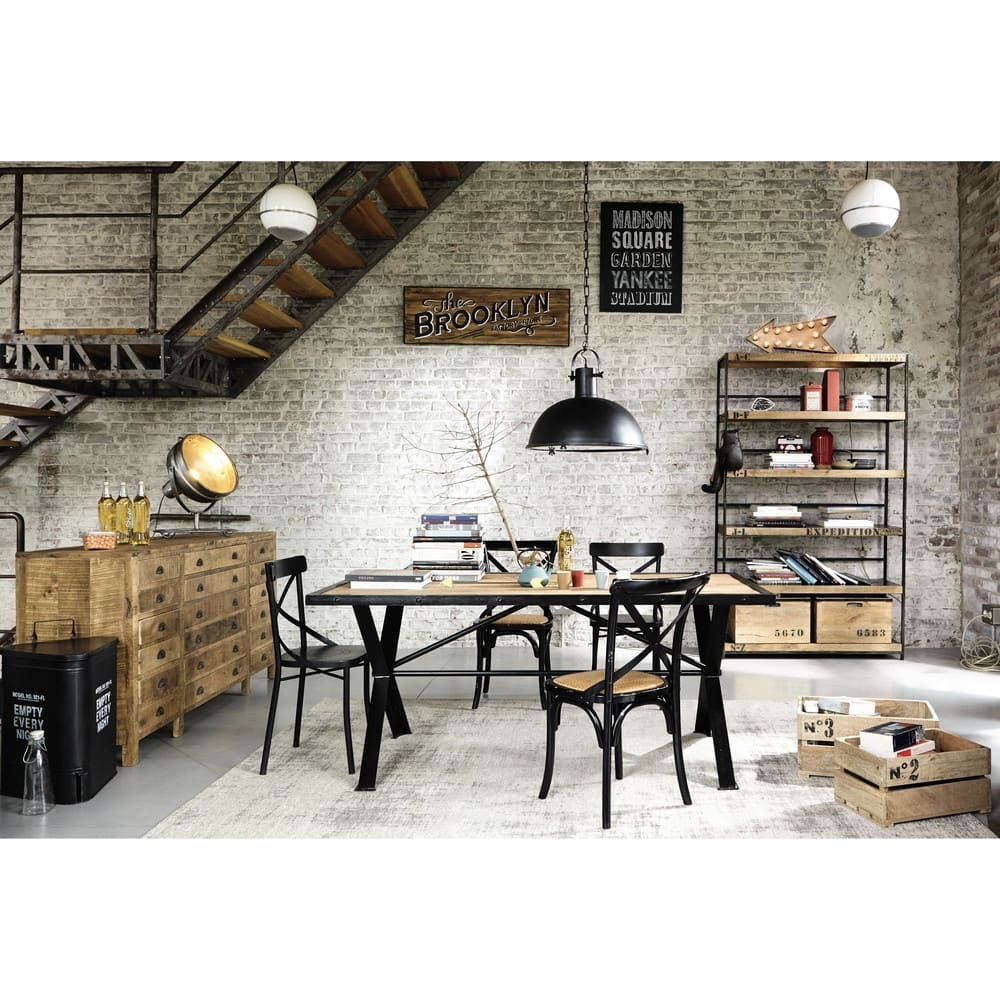 TRADITION - Rattan and Black Birch Bistro Chair – image 3