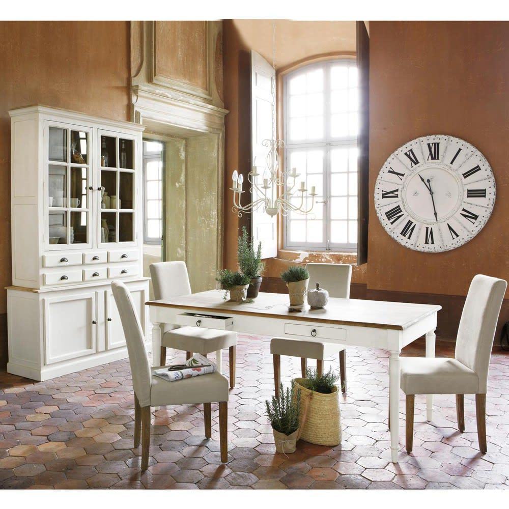 LÉONIE - Linen and oak chair – image 2