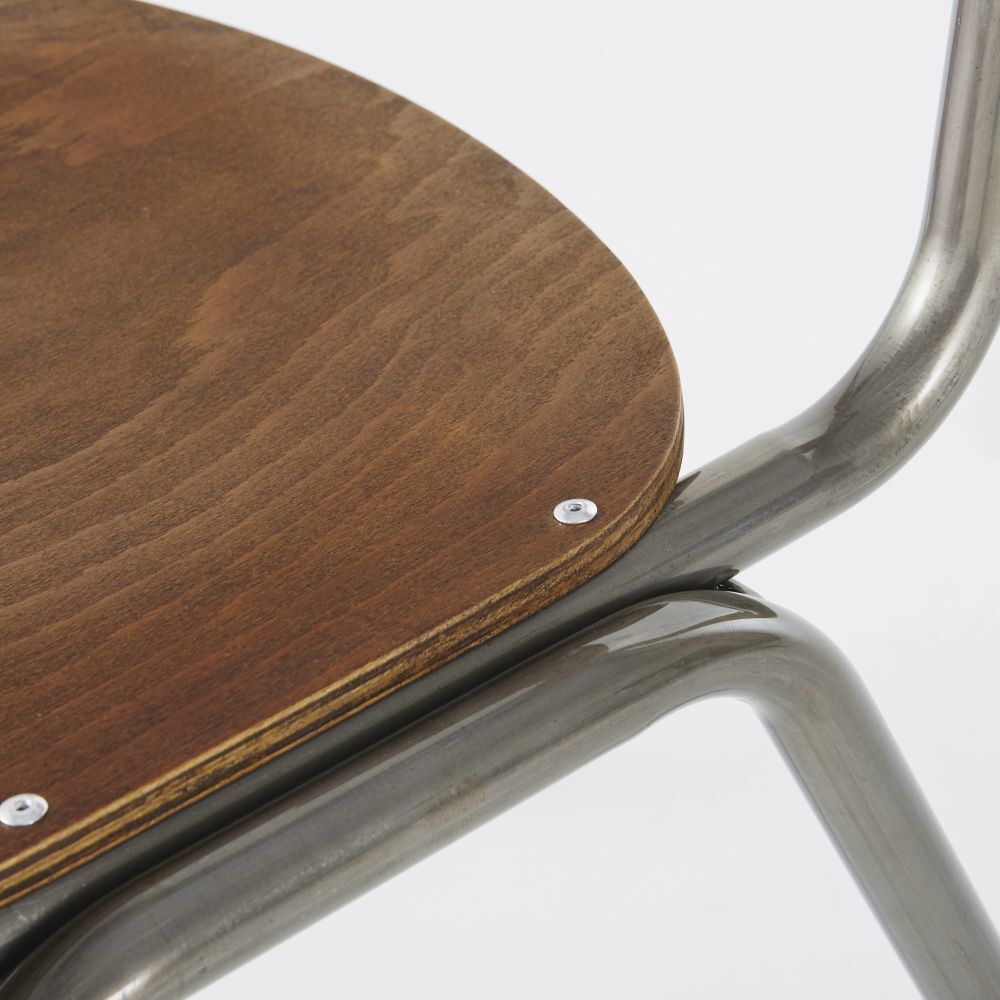 Brown beech chair – image 4