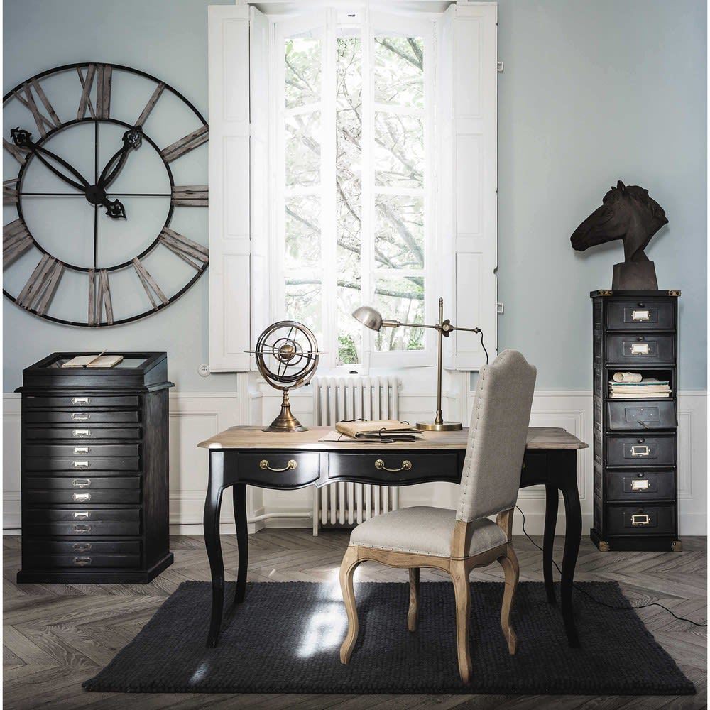 ATELIER - Linen and solid oak chair – image 6