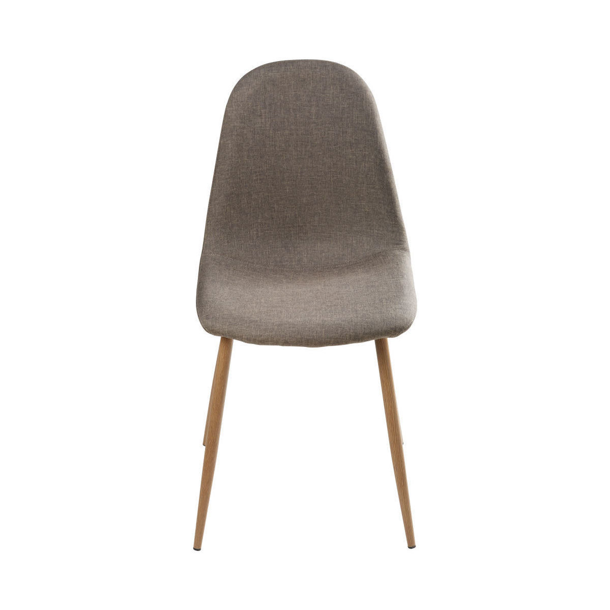 CLYDE - Grey Fabric Metal Chair – image 2