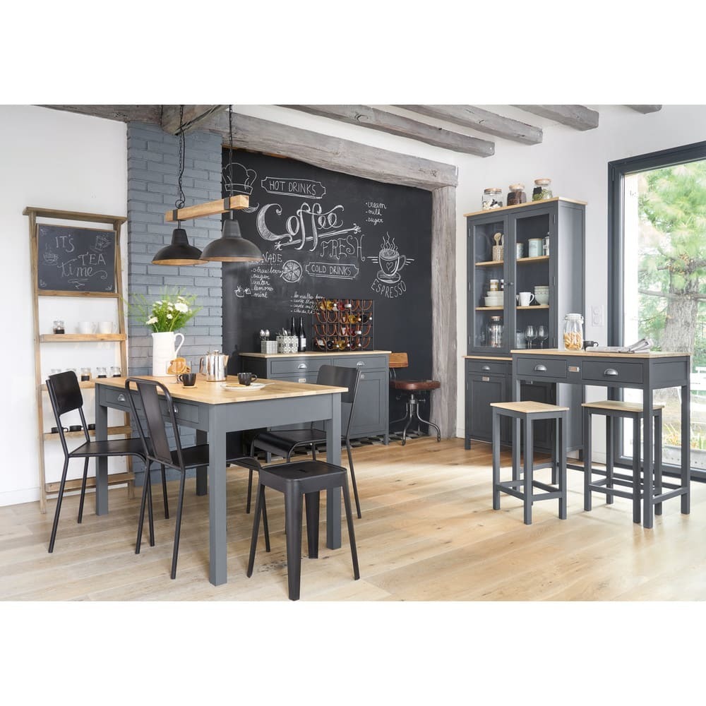 EDISON - Metal industrial chair in black – image 5