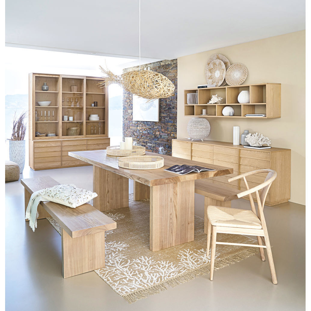 HILDA - Solid Oak and Woven Paper Cord Chair – image 5