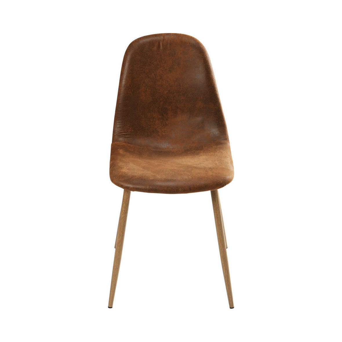 CLYDE - Antique Brown Microsuede Chair – image 2