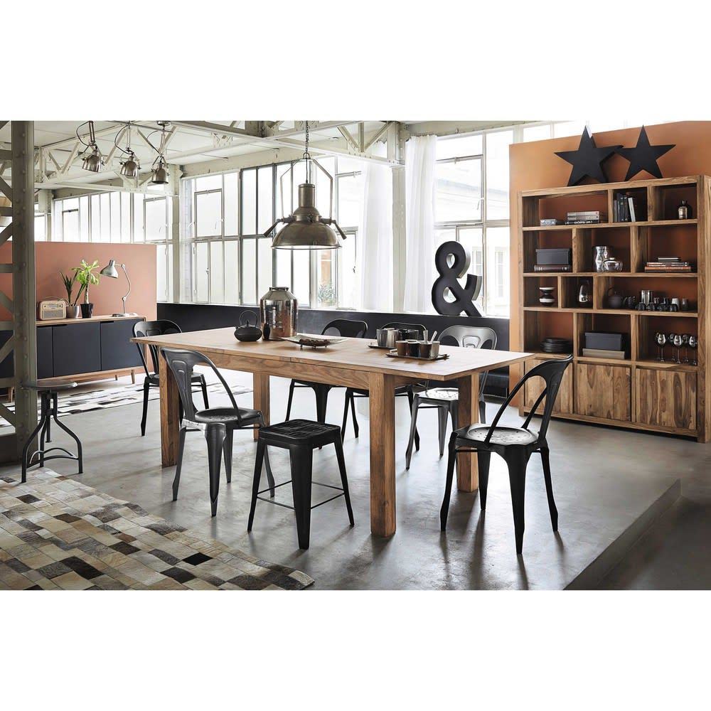 MULTIPL'S - Metal industrial chair in grey – image 4