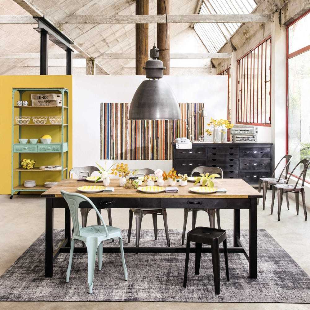 MULTIPL'S - Metal industrial chair in grey – image 5