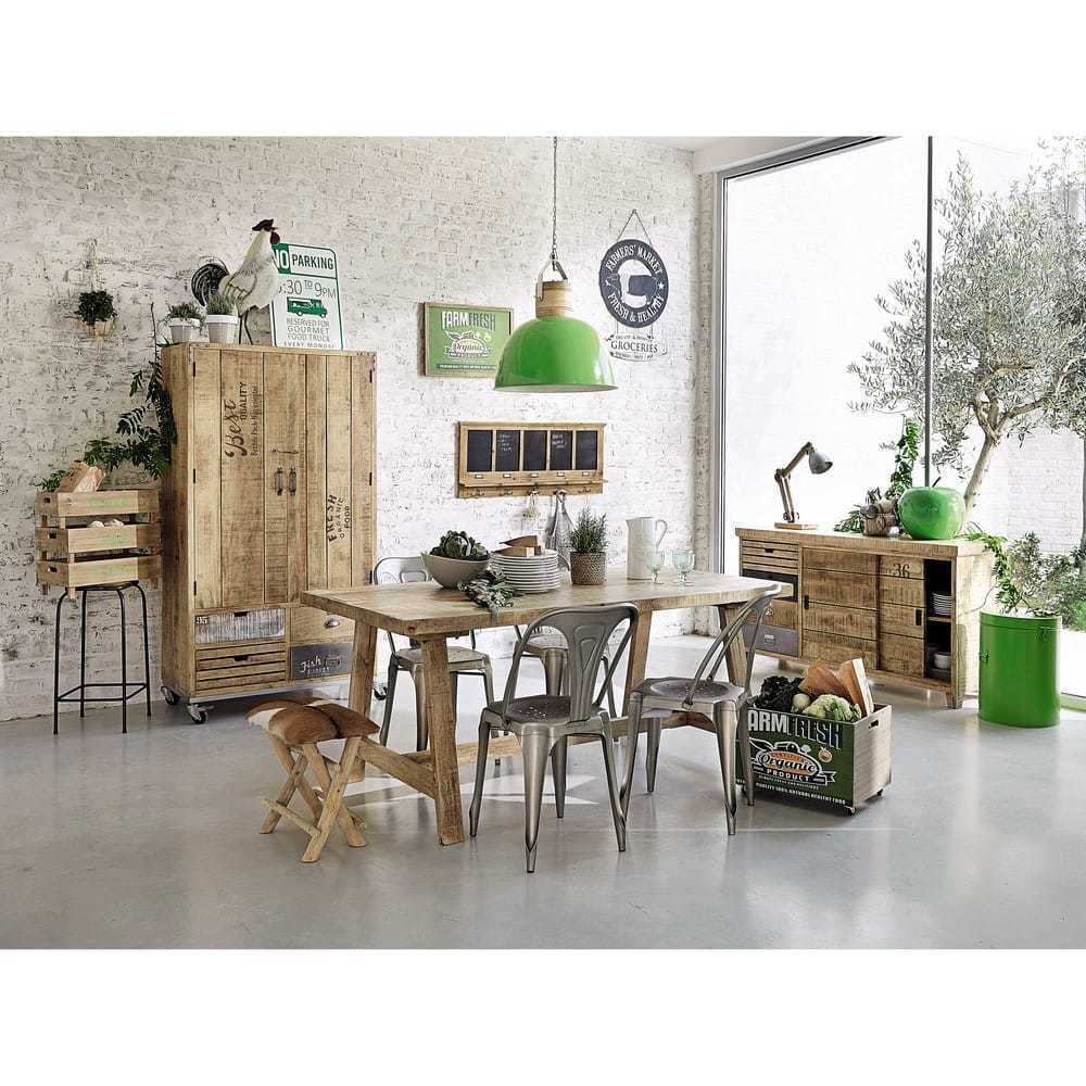 MULTIPL'S - Metal industrial chair in grey – image 6