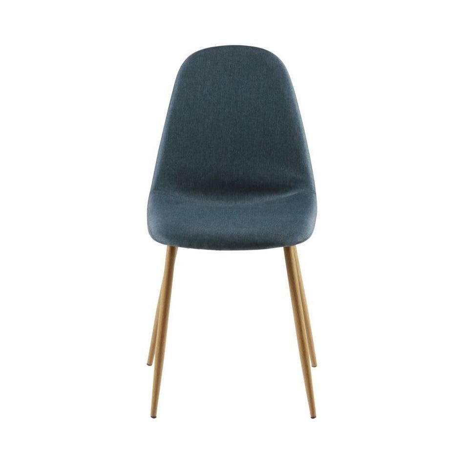 CLYDE - Blue Denim Chair and Metal – image 2