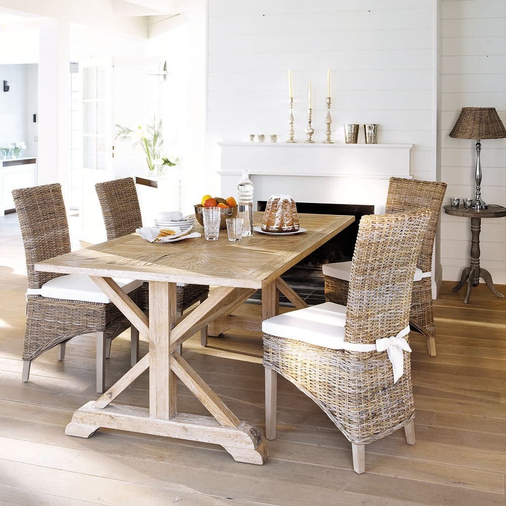 KEY WEST - Kubu Rattan and Solid Mahogany Chair – image 2