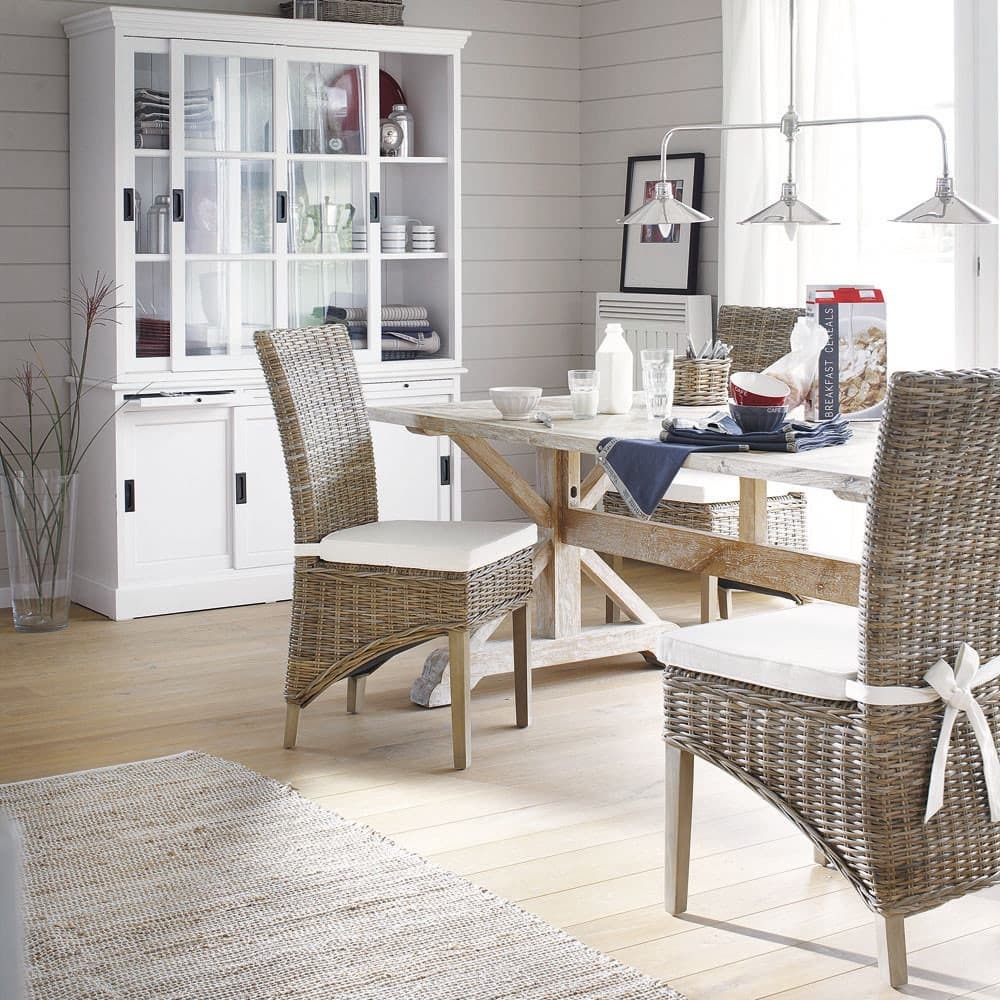KEY WEST - Kubu Rattan and Solid Mahogany Chair – image 3