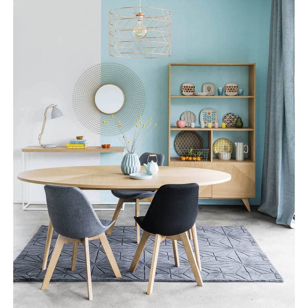 ICE - Grey Marl Scandinavian Chair – image 3