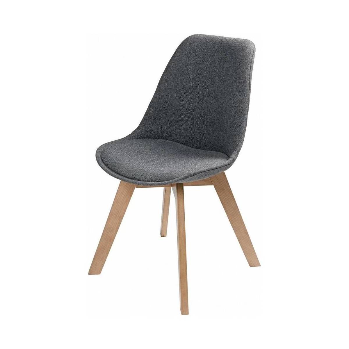 ICE - Grey Marl Scandinavian Chair – image 1