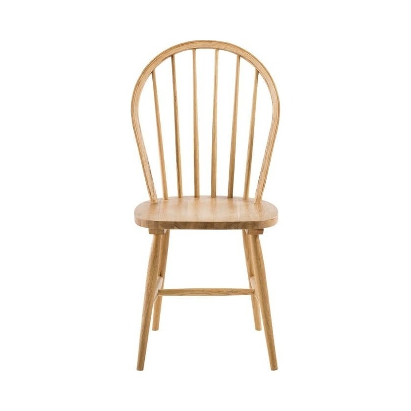 ALBA - Rubber Wood Vintage Chair – image 2