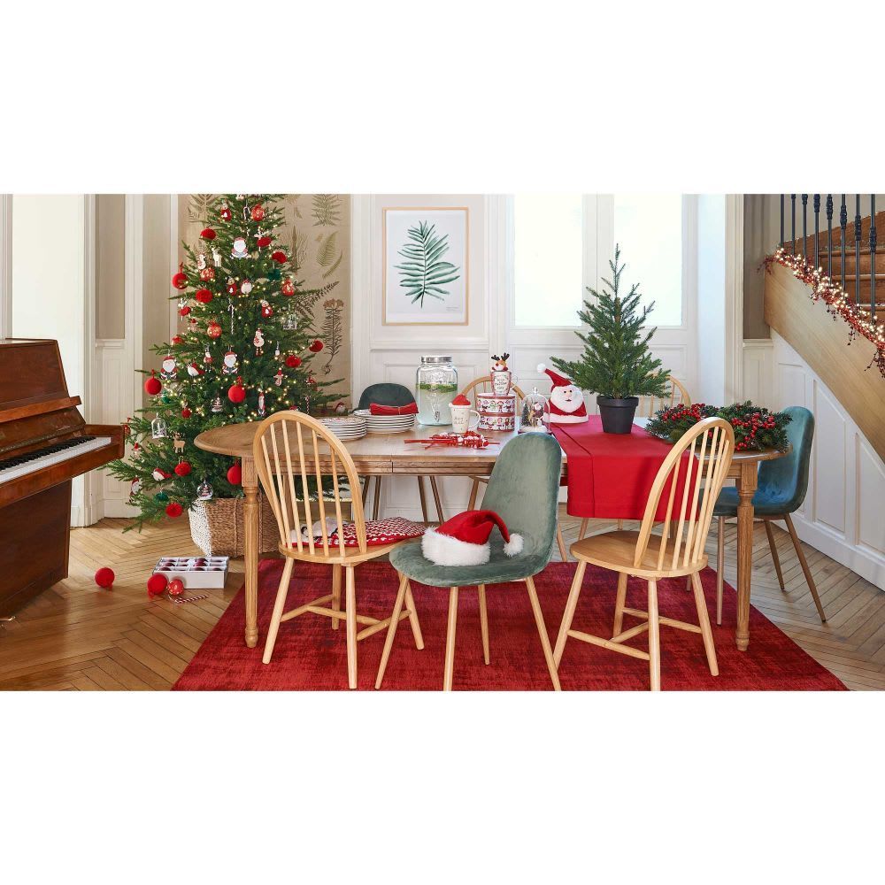 ALBA - Rubber Wood Vintage Chair – image 5