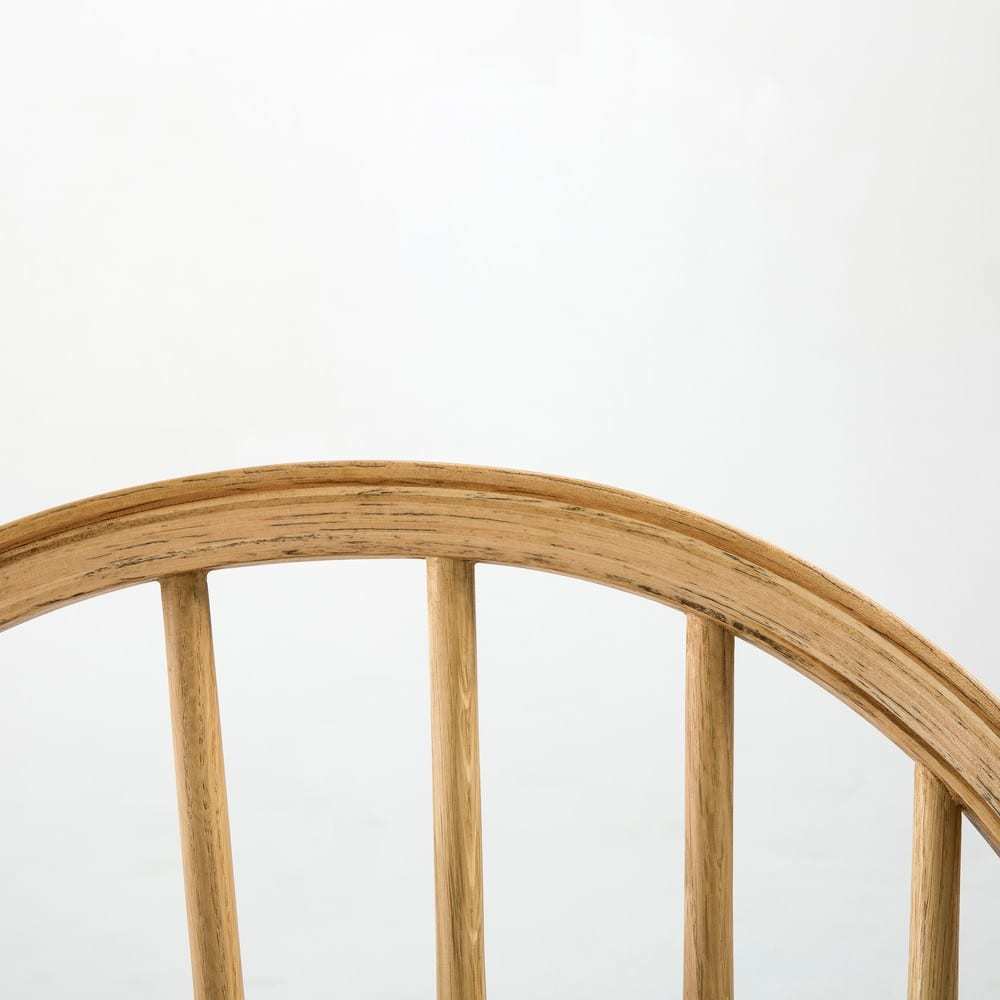 ALBA - Rubber Wood Vintage Chair – image 6