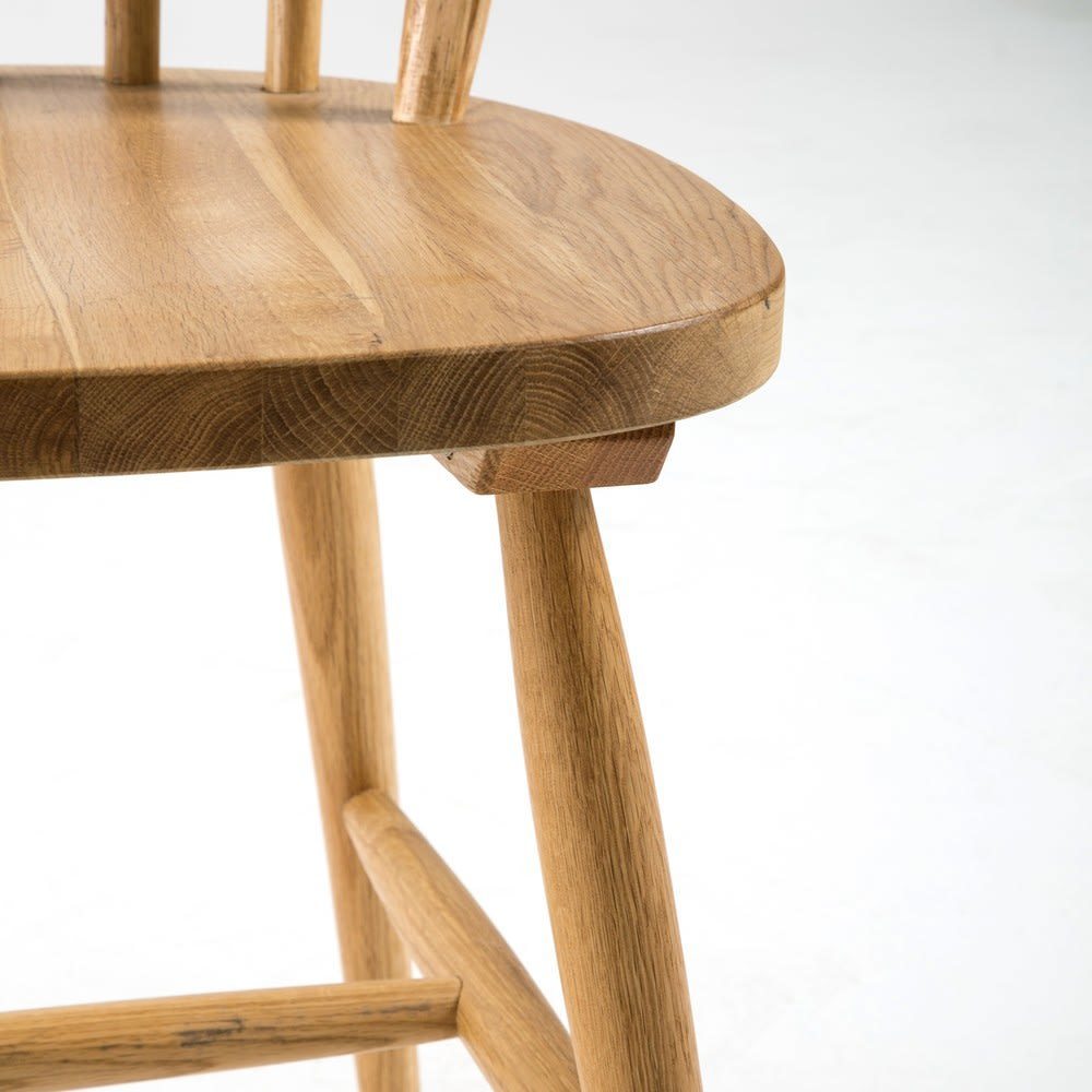 ALBA - Rubber Wood Vintage Chair – image 7