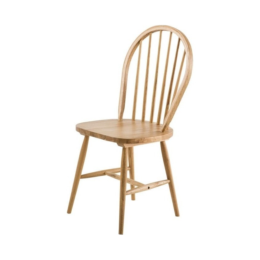 ALBA - Rubber Wood Vintage Chair – image 8