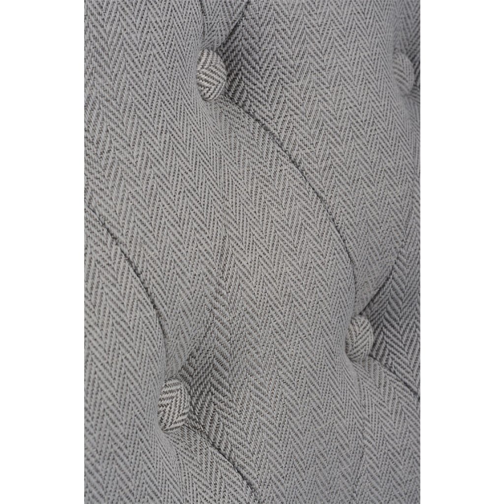 Genoa Herringbone Grey Dining Chair – image 4