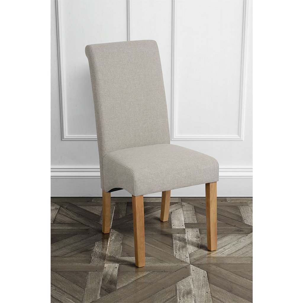 Set of 2 AMALFI Dining Chair - Oatmeal – image 2