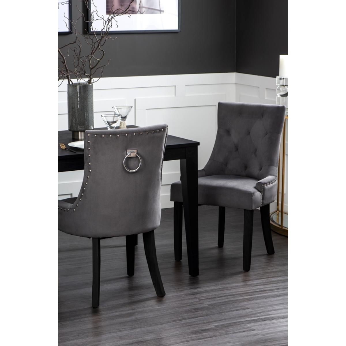 Torino Dining Chair with Back Ring - Smoke – image 2