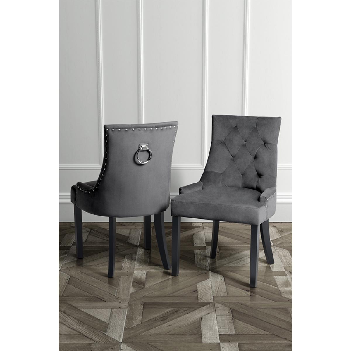 Torino Dining Chair with Back Ring - Smoke – image 4